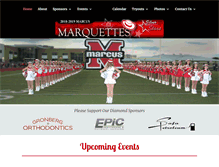 Tablet Screenshot of marcusdrillteam.com